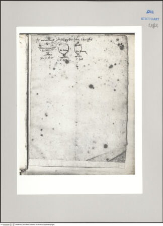 Vorderseite von Württembergische Landesbibliothek Stuttgart [https://www.deutsche-digitale-bibliothek.de/content/lizenzen/rv-ez/] Reiseaufzeichnungen"Raiss in Itaia"Mailand: Kristallgeschirr - , bh589782_recto. Foto.