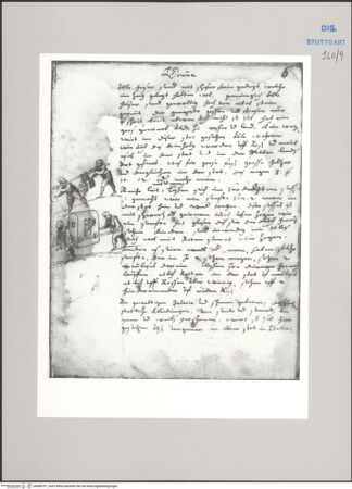 Vorderseite von Württembergische Landesbibliothek Stuttgart [https://www.deutsche-digitale-bibliothek.de/content/lizenzen/rv-ez/] ReiseaufzeichnungenTagebuch der Romreise ("Zwaite Raise")Genua: Gepäck- und Sänftenträger - , bh589791_recto. Foto.