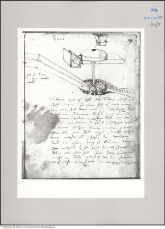 Vorderseite von Württembergische Landesbibliothek Stuttgart [https://www.deutsche-digitale-bibliothek.de/content/lizenzen/rv-ez/] ReiseaufzeichnungenTagebuch der Romreise ("Zwaite Raise")Rom: Wassermühle auf dem Almone? - , bh589821_recto. Foto.