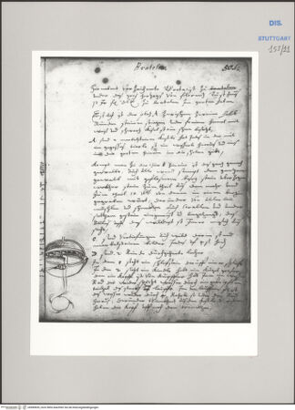 Vorderseite von Württembergische Landesbibliothek Stuttgart [https://www.deutsche-digitale-bibliothek.de/content/lizenzen/rv-ez/] ReiseaufzeichnungenTagebuch der Romreise ("Zwaite Raise")Pratolino di Vaglia: Park der Villa Medici-Demidoff, Wasserrad im Grottenbau - , bh589839_recto. Foto.