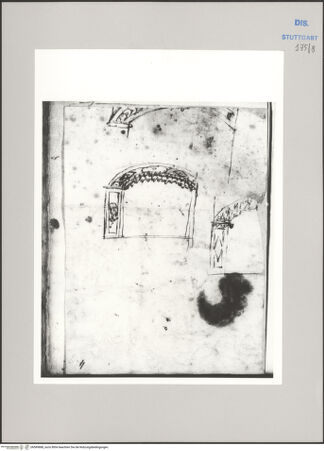 Vorderseite von Württembergische Landesbibliothek Stuttgart [https://www.deutsche-digitale-bibliothek.de/content/lizenzen/rv-ez/] ReiseaufzeichnungenBand DRom: Decken- und Wandansichten - , bh589888_recto. Foto.