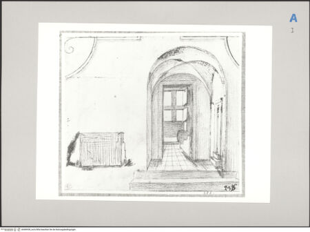 Vorderseite von Nationalmuseum Stockholm [https://www.deutsche-digitale-bibliothek.de/content/lizenzen/rv-ez/] Innenansicht eines Raumes mit Gewölbe - , bh589938_recto. Foto.