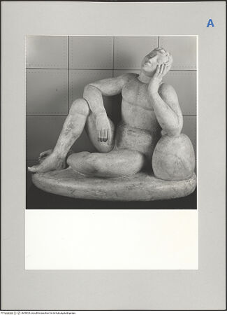 Vorderseite von Soprintendenza Speciale alla Galeria Nazionale d'Arte Moderne e Contemporanea [https://www.deutsche-digitale-bibliothek.de/content/lizenzen/rv-ez/] Der Schlafende - , bh590329_recto. Foto.