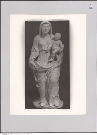 Vorderseite von unbekannt [https://www.deutsche-digitale-bibliothek.de/content/lizenzen/rv-fz/] Madonna - , bh590370_recto. Foto.