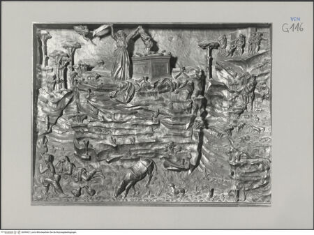 Vorderseite von Alinari [https://www.deutsche-digitale-bibliothek.de/content/lizenzen/rv-ez/] Altestamentarischer ReliefzyklusAbrahams Opfer - , bh590421_recto. Foto.