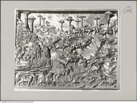 Vorderseite von Alinari [https://www.deutsche-digitale-bibliothek.de/content/lizenzen/rv-ez/] Altestamentarischer ReliefzyklusJoseph wird von seinen Brüdern verkauft - , bh590422_recto. Foto.