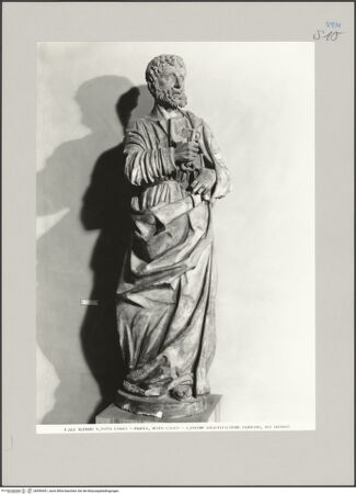 Vorderseite von Alinari [https://www.deutsche-digitale-bibliothek.de/content/lizenzen/rv-ez/] Heiliger Petrus - , bh590441_recto. Foto.