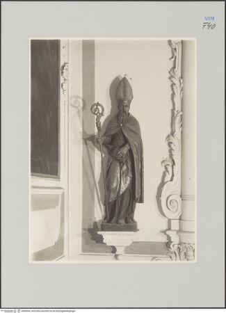 Vorderseite von ICCD [https://www.deutsche-digitale-bibliothek.de/content/lizenzen/rv-ez/] Heiliger Augustinus - , bh590456_recto. Foto.