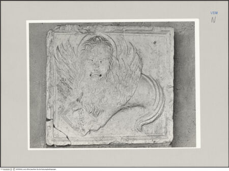 Vorderseite von unbekannt [https://www.deutsche-digitale-bibliothek.de/content/lizenzen/rv-ez/] Markuslöwe - , bh590464_recto. Foto.