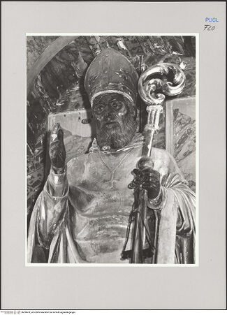 Vorderseite von Gernone, ? [https://www.deutsche-digitale-bibliothek.de/content/lizenzen/rv-ez/] Heiliger Martin von Tours - Detail: Oberkörper, bh590478_recto. Foto.