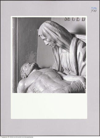 Vorderseite von Pinacoteca Provinciale di Bari [https://www.deutsche-digitale-bibliothek.de/content/lizenzen/rv-ez/] Pietà - Detail: Maria und Christus, Oberkörper, bh590488_recto. Foto.