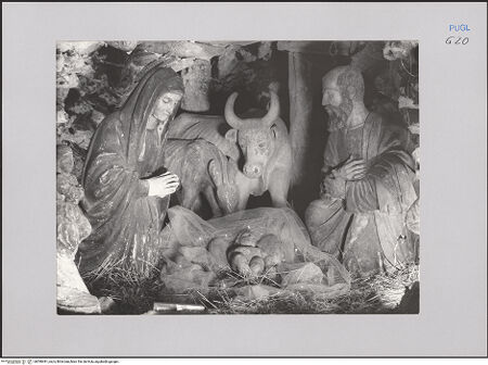 Vorderseite von Guido, Giovanni, Lecce [https://www.deutsche-digitale-bibliothek.de/content/lizenzen/rv-ez/] Krippe (Geburt Christi) - Gesamtansicht, bh590491_recto. Foto.