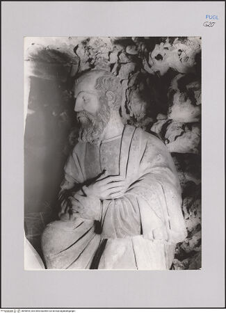 Vorderseite von Guido, Giovanni, Lecce [https://www.deutsche-digitale-bibliothek.de/content/lizenzen/rv-ez/] Krippe (Geburt Christi) - Detail: Josef, Oberkörper, bh590494_recto. Foto.