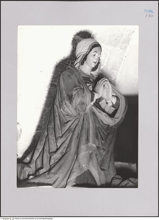 Vorderseite von Guido, Giovanni, Lecce [https://www.deutsche-digitale-bibliothek.de/content/lizenzen/rv-ez/] Krippe - Detail: Maria, bh590510_recto. Foto.