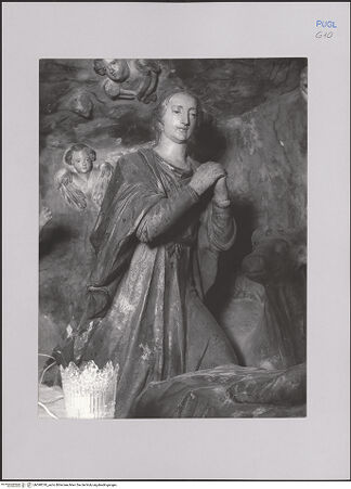 Vorderseite von Guido, Giovanni, Lecce [https://www.deutsche-digitale-bibliothek.de/content/lizenzen/rv-ez/] Krippe - Detail: Maria, bh590518_recto. Foto.