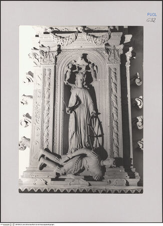 Vorderseite von Bibliotheca Hertziana [https://www.deutsche-digitale-bibliothek.de/content/lizenzen/rv-fz/] Altar der Heiligen Katharina - Gesamtansicht, bh590529_recto. Foto: Negri Arnoldi, Francesco.