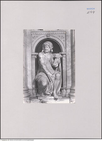 Vorderseite von ICCD [https://www.deutsche-digitale-bibliothek.de/content/lizenzen/rv-ez/] Marmorverkleidung der Casa SantaOstfassadeBaalam - , bh590539_recto. Foto.