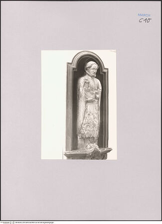 Vorderseite von unbekannt [https://www.deutsche-digitale-bibliothek.de/content/lizenzen/rv-fz/] Heiliger Secundus - Ansicht von links, bh590548_recto. Foto.