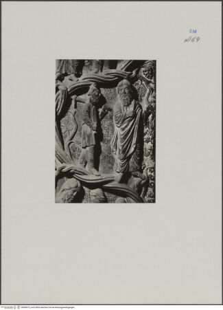 Vorderseite von Rotolux, Parma [https://www.deutsche-digitale-bibliothek.de/content/lizenzen/rv-fz/] Portale del Guidizio finale (Westportal)Rechter Türpfosten mit dem Gleichnis vom Weinberg und dem Leben - Detail: Jugend (Hora Nona: Jeventus), bh590675_recto. Foto.