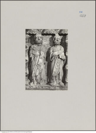 Vorderseite von Rotalfoto, Milano [https://www.deutsche-digitale-bibliothek.de/content/lizenzen/rv-fz/] Hauptaltar - Detail: Die Apostel Simon und Judas, bh590693_recto. Foto.