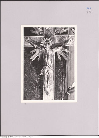 Vorderseite von Sopr. alle Gallerie della Basilicata - Matera [https://www.deutsche-digitale-bibliothek.de/content/lizenzen/rv-ez/] Kruzifix - Detail: Christus, bh590725_recto. Foto.