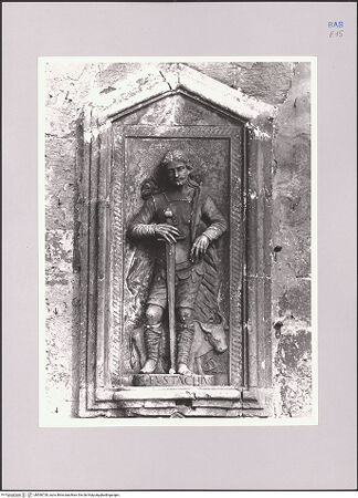 Vorderseite von Sopr. BAS Matera [https://www.deutsche-digitale-bibliothek.de/content/lizenzen/rv-ez/] Heiliger Eustachius - Gesamtansicht, bh590728_recto. Foto.