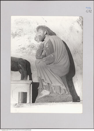 Vorderseite von Bibliotheca Hertziana [https://www.deutsche-digitale-bibliothek.de/content/lizenzen/rv-fz/] Krippe - Detail: Joseph, bh590743_recto. Foto: Negri Arnoldi, Francesco.