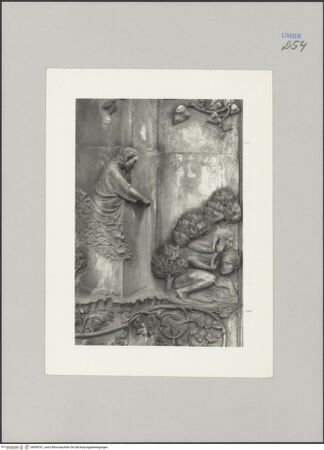 Vorderseite von Alinari [https://www.deutsche-digitale-bibliothek.de/content/lizenzen/rv-ez/] Szenen aus der Heiligen SchriftSechzehn Szenen aus dem Alten Testament - Vertreibung aus dem Paradies, bh590761_recto. Foto.