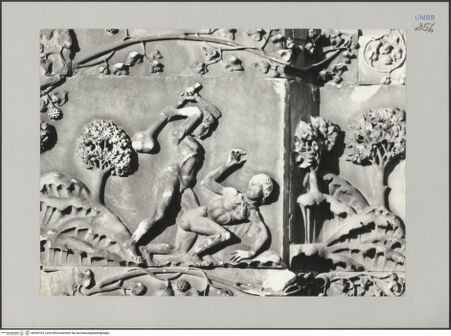 Vorderseite von Collezione Anderson [https://www.deutsche-digitale-bibliothek.de/content/lizenzen/rv-ez/] Szenen aus der Heiligen SchriftSechzehn Szenen aus dem Alten Testament - Kain erschlägt Abel, bh590763_recto. Foto: Anderson.