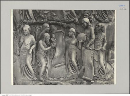 Vorderseite von unbekannt [https://www.deutsche-digitale-bibliothek.de/content/lizenzen/rv-fz/] Szenen aus der Heiligen SchriftFiguren und Szenen aus dem Alten und dem Neuen Testament - Dankfeier ?, bh590766_recto. Foto.