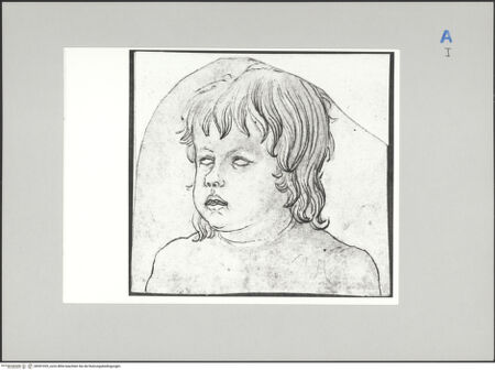 Vorderseite von Courtauld Institute [https://www.deutsche-digitale-bibliothek.de/content/lizenzen/rv-ez/] Studie eines Kindes, Schulterstück - , bh591029_recto. Foto.