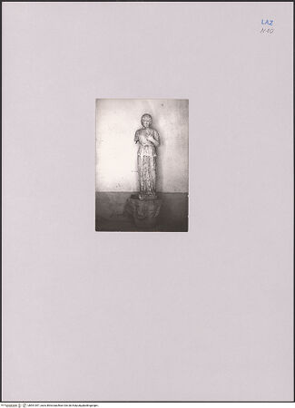 Vorderseite von Bibliotheca Hertziana [https://www.deutsche-digitale-bibliothek.de/content/lizenzen/rv-fz/] Verkündigungsengel - Frontalansicht, bh591097_recto. Foto: Negri Arnoldi, Francesco.