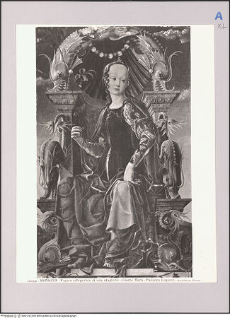 Vorderseite von Alinari [https://www.deutsche-digitale-bibliothek.de/content/lizenzen/rv-fz/] MusenzyklusDie Muse Calliope - , bh591258_recto. Foto.