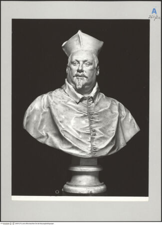 Vorderseite von Alinari [https://www.deutsche-digitale-bibliothek.de/content/lizenzen/rv-ez/] Bildnis des Kardinals Scipione Borghese - Gesamtansicht frontal, bh591274_recto. Foto.