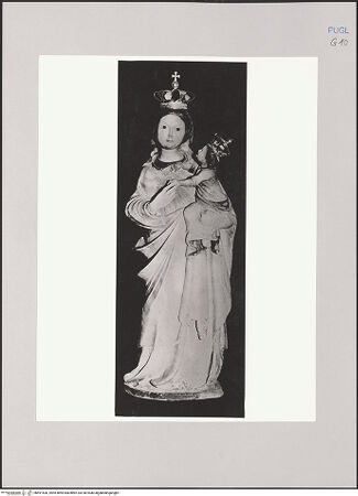 Vorderseite von unbekannt [https://www.deutsche-digitale-bibliothek.de/content/lizenzen/rv-ez/] Madonna - , bh591536_recto. Foto.