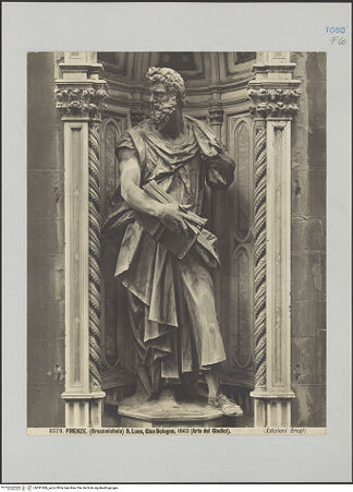 Vorderseite von Alinari [https://rightsstatements.org/page/CNE/1.0/] Heiliger Lukas - Gesamtansicht, bh591686_recto. Foto.