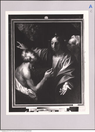 Vorderseite von Christie's [https://www.deutsche-digitale-bibliothek.de/content/lizenzen/rv-ez/] Petrus mit dem Zinsgroschen - , bh592724_recto. Foto.