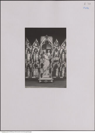 Vorderseite von Lo Bruno, Giuseppe, Bari [https://www.deutsche-digitale-bibliothek.de/content/lizenzen/rv-ez/] Flügelaltar (Madonna, Heiligen und Szenen aus dem Leben von Maria) - Gesamtansicht, bh592829_recto. Foto.