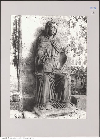 Vorderseite von Bibliotheca Hertziana [https://www.deutsche-digitale-bibliothek.de/content/lizenzen/rv-fz/] Thronende Maria - Ansicht von leicht links, bh592868_recto. Foto: Negri Arnoldi, Francesco.