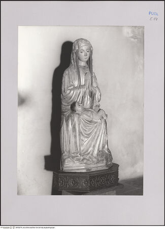 Vorderseite von Bibliotheca Hertziana [https://www.deutsche-digitale-bibliothek.de/content/lizenzen/rv-fz/] Madonna - Gesamtansicht, bh592876_recto. Foto: Negri Arnoldi, Francesco.