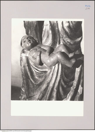 Vorderseite von Bibliotheca Hertziana [https://www.deutsche-digitale-bibliothek.de/content/lizenzen/rv-fz/] Madonna - Detail: Kind, bh592877_recto. Foto: Negri Arnoldi, Francesco.