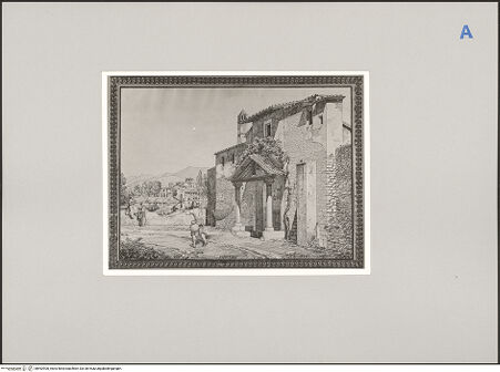 Vorderseite von Herzog Anton Ulrich-Museum [https://www.deutsche-digitale-bibliothek.de/content/lizenzen/rv-ez/] Straßenszene bei Florenz - , bh592900_recto. Foto.