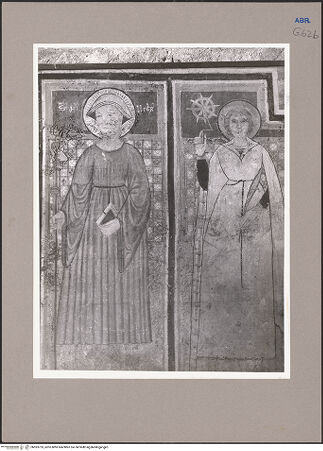 Vorderseite von Getty Research Institute [https://www.deutsche-digitale-bibliothek.de/content/lizenzen/rv-ez/] Die heiligen Peregrinus und Katharina von Alexandrien - Gesamtansicht , bh593733_recto. Foto: Hutzel, Max.