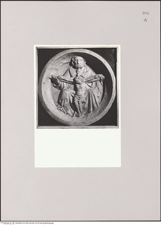 Vorderseite von Bibliotheca Hertziana [https://www.deutsche-digitale-bibliothek.de/content/lizenzen/rv-fz/] Dreifaltigkeit (Gnadenstuhl) - Gesamtansicht, bh594649_recto. Foto: Negri Arnoldi, Francesco.