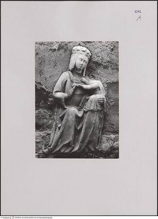 Vorderseite von Bibliotheca Hertziana [https://www.deutsche-digitale-bibliothek.de/content/lizenzen/rv-fz/] Madonna - Gesamtansicht, bh594659_recto. Foto.