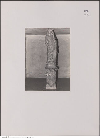 Vorderseite von unbekannt [https://www.deutsche-digitale-bibliothek.de/content/lizenzen/rv-fz/] Grabmonument der SanginetoDie drei theologischen Tugenden - Die Hoffnung (Spes), bh594696_recto. Foto.