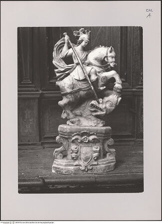 Vorderseite von unbekannt [https://www.deutsche-digitale-bibliothek.de/content/lizenzen/rv-fz/] Heiliger Georg - , bh594700_recto. Foto.