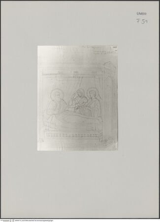 Vorderseite von Städelsches Kunstinstitut und Städtische Galerie [https://www.deutsche-digitale-bibliothek.de/content/lizenzen/rv-ez/] Sammlung von Umrissen und Durchzeichnungen, dienend zur Geschichte der bildenden Künste des Mittelalters in Italien, gezeichnet von J.A. Ramboux aus Trier in den Jahren 1818 bis 1822 und den Jahren 1833 bis 1843Zeichnungsband 3Zeichnung 216: Jakobs List - , bh594772_recto. Foto.