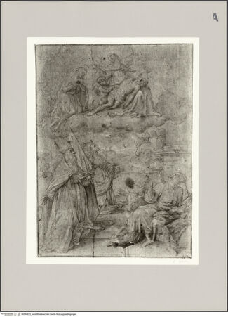 Vorderseite von Rheinisches Bildarchiv Köln [https://www.deutsche-digitale-bibliothek.de/content/lizenzen/rv-ez/] Vision eines Heiligen - , bh594825_recto. Foto.