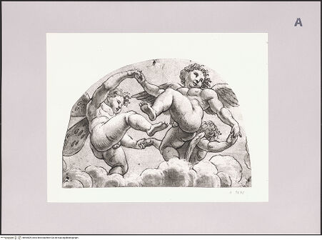 Vorderseite von Rheinisches Bildarchiv Köln [https://www.deutsche-digitale-bibliothek.de/content/lizenzen/rv-ez/] Tanzende Putten in Wolken - , bh594839_recto. Foto.